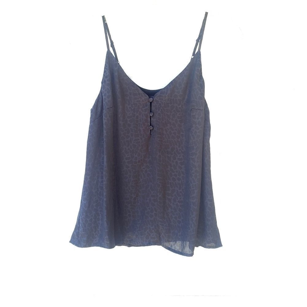 Women's Leopard Print Black Cami Top XS